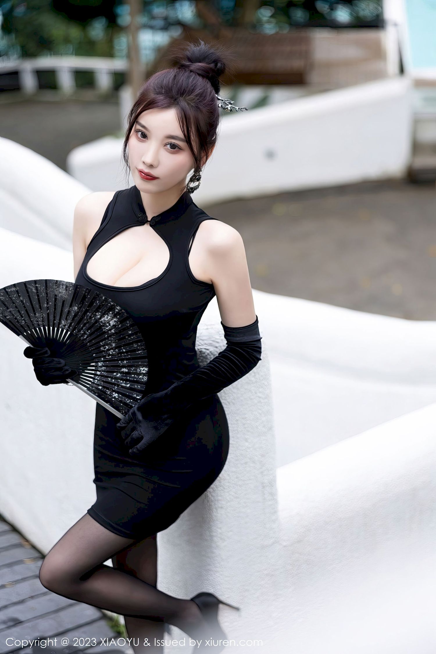 [XIAOYU语画界] VOL.1070 杨晨晨Yome – 旗袍+迷人黑丝贵州旅拍-御萝部落