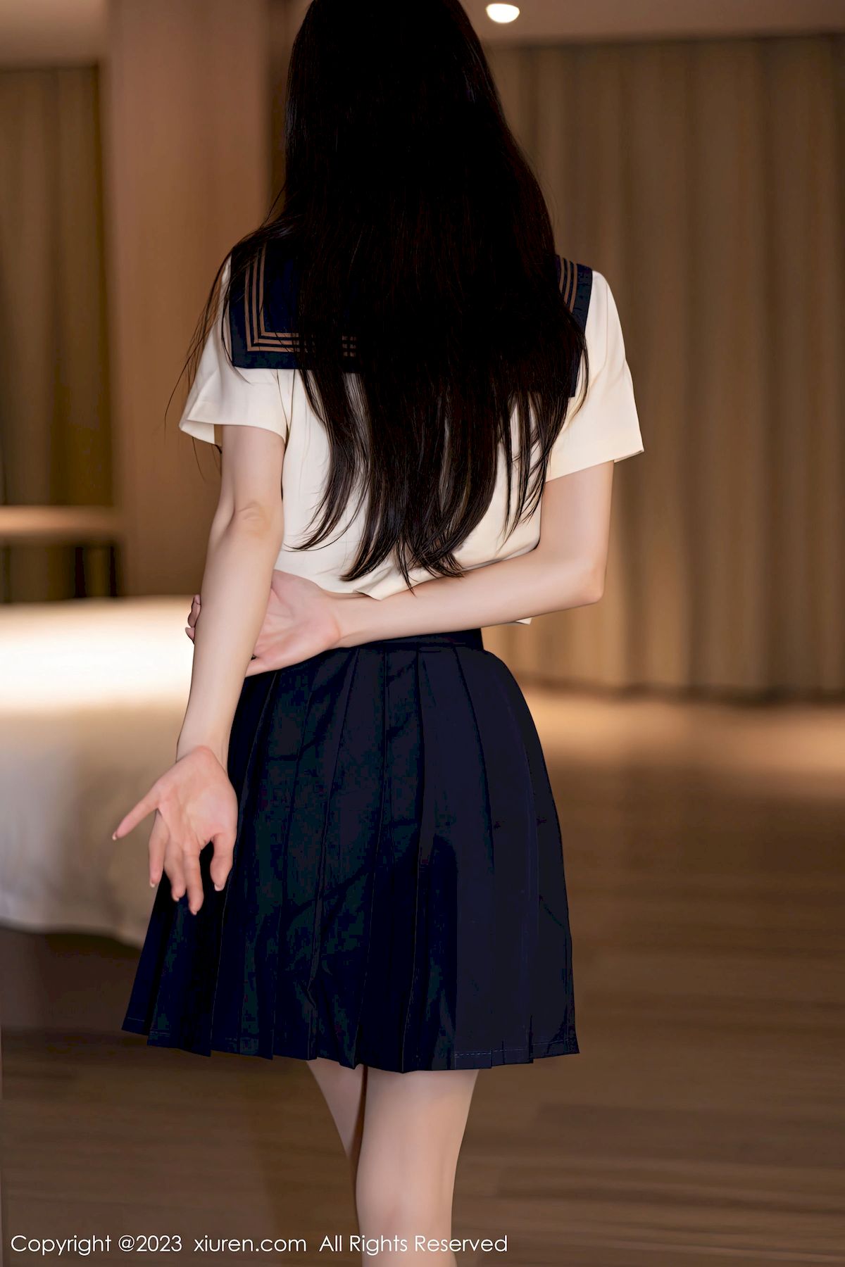 林星阑 - 学妹制服+原色丝袜海南岛旅拍