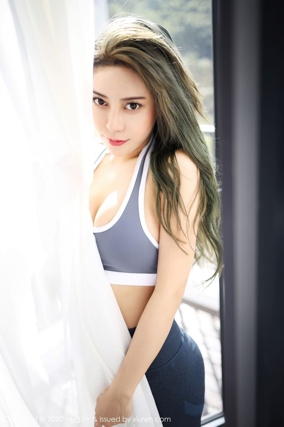 美女模特monika九月运动内衣魔鬼般惹火身材性感写真