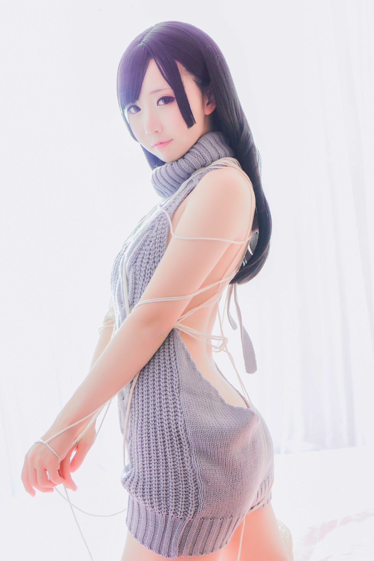 图片[36]-[Cosplay]面饼仙儿 – 露背毛衣 – COSPLAY-御萝部落