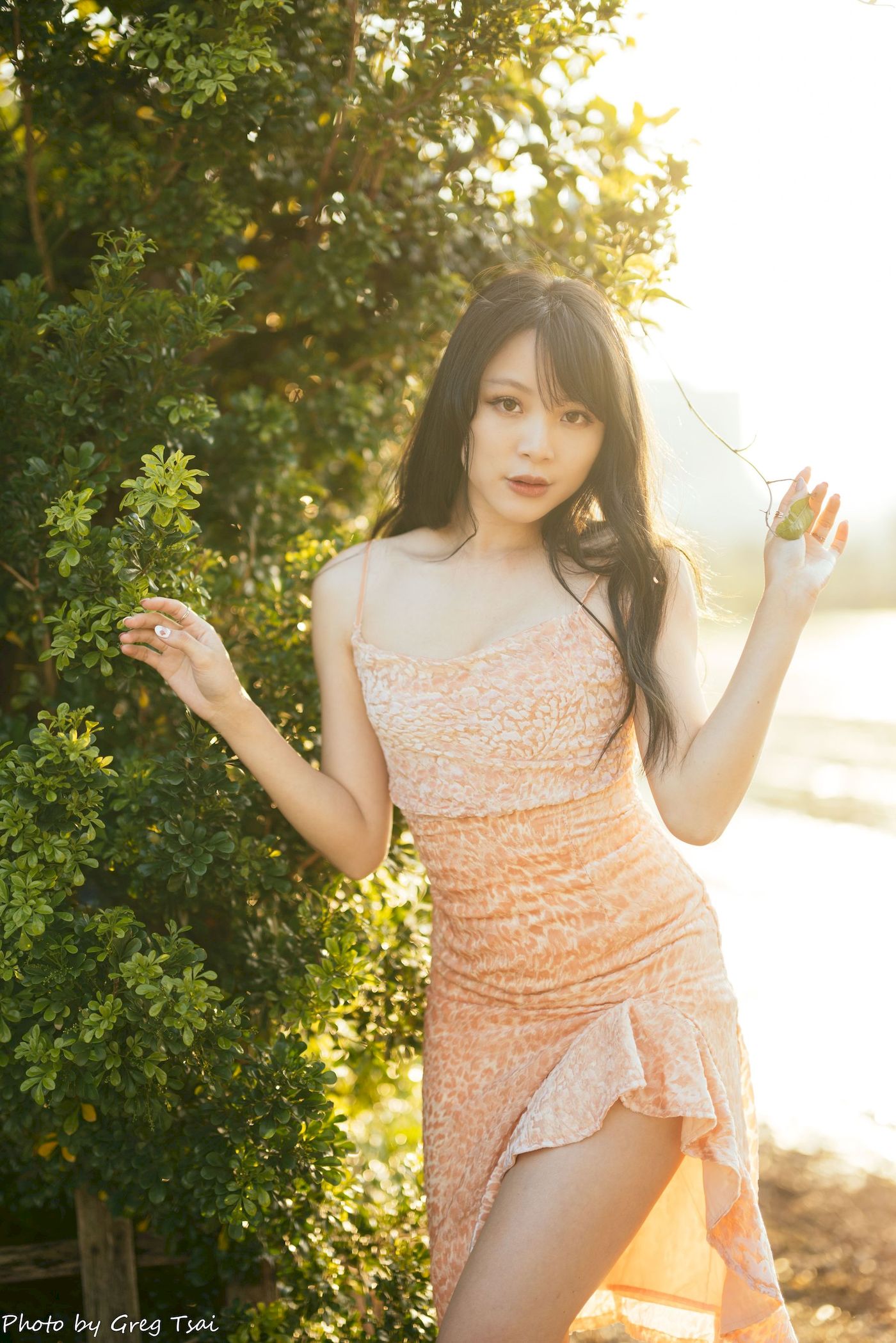 Ashley暖色连衣裙阳光系列写真