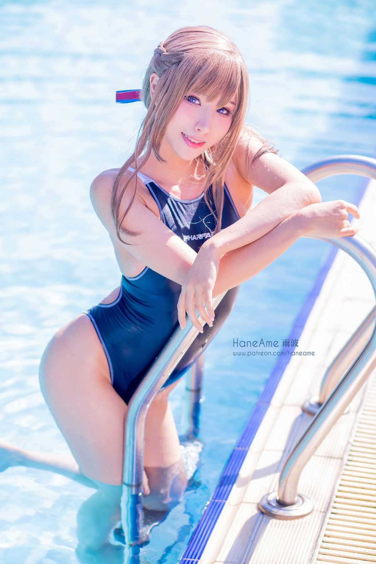雨波HaneAme多套服饰妈妈二连击主题清凉写真