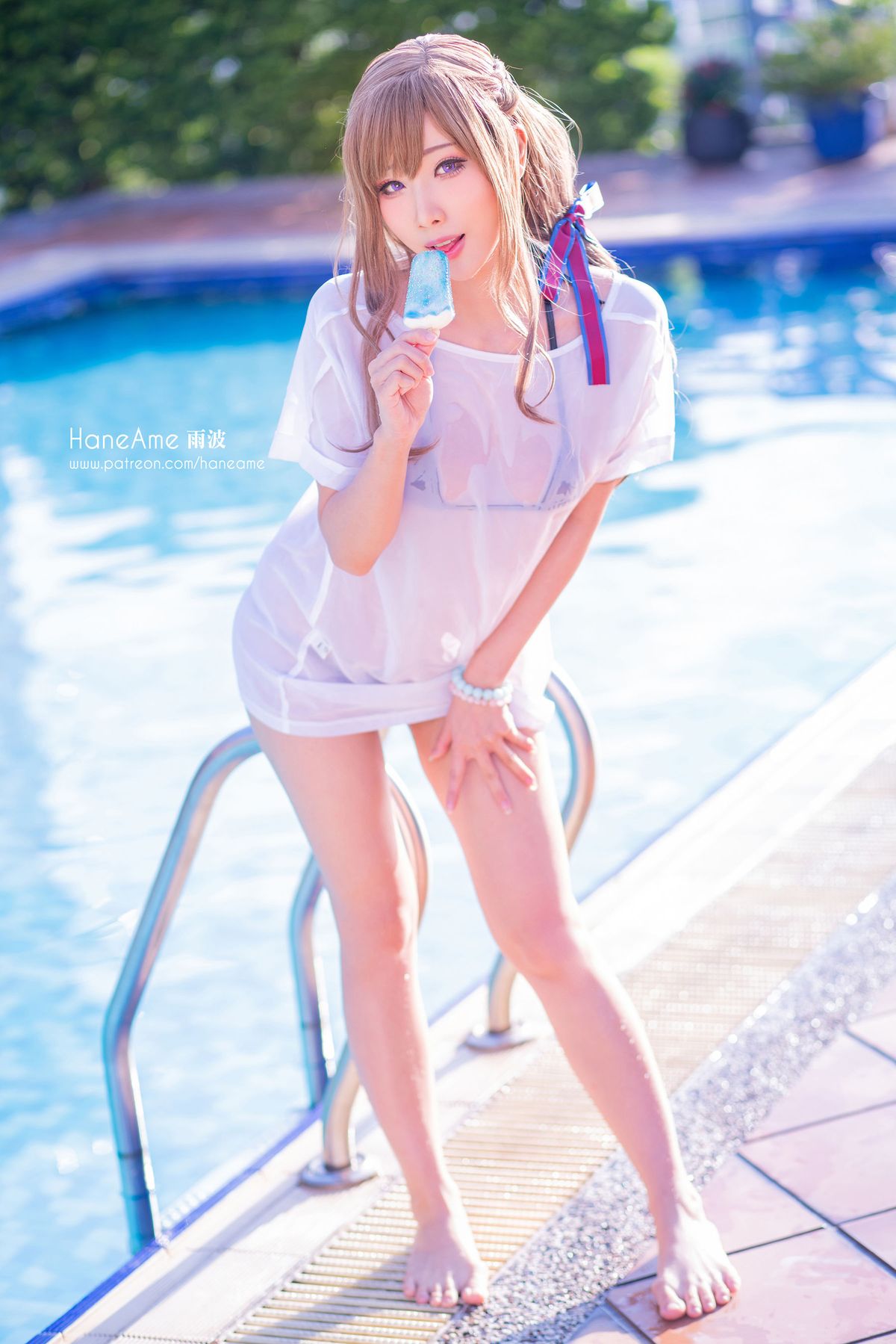 雨波HaneAme多套服饰妈妈二连击主题清凉写真