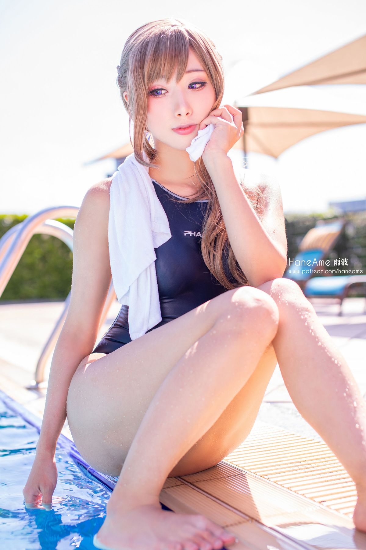 雨波HaneAme多套服饰妈妈二连击主题清凉写真